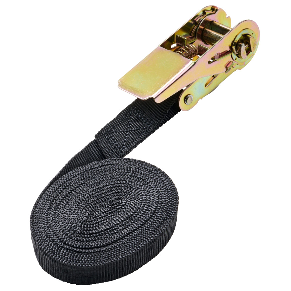 Spanngurt 25mmx5m schwarz Ratschenspanngurt Zurrgurt