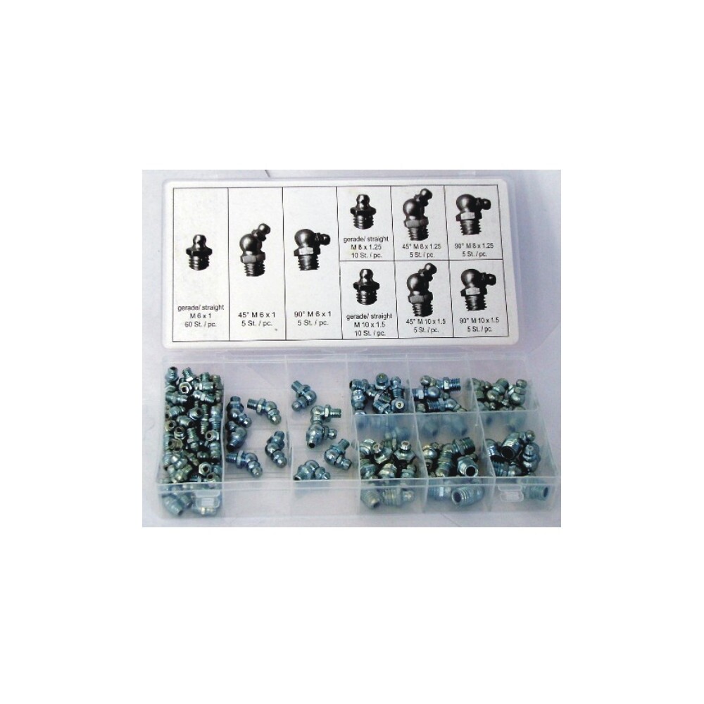 Schmiernippel Sortiment verchromt