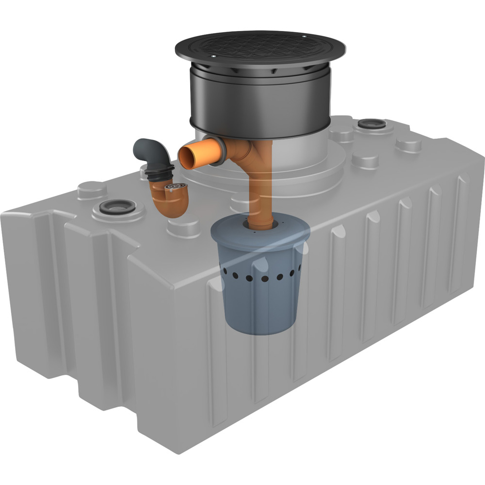 GreenLife Regenwassertank Komplettset mit Zapfs&auml;ule in Sandbeige image number 2