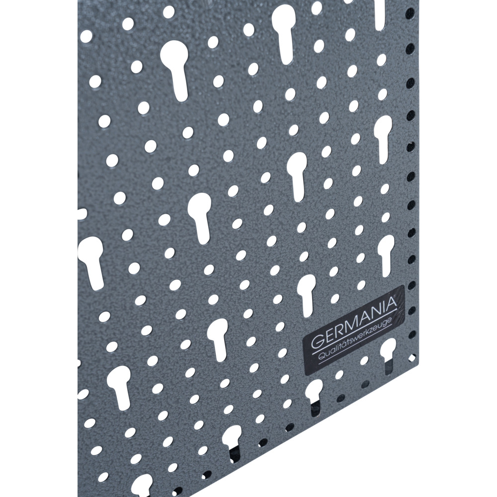 GERMANIA&reg; Lochwand 3-teilig mit Hakensortiment aus Stahlblech image number 2