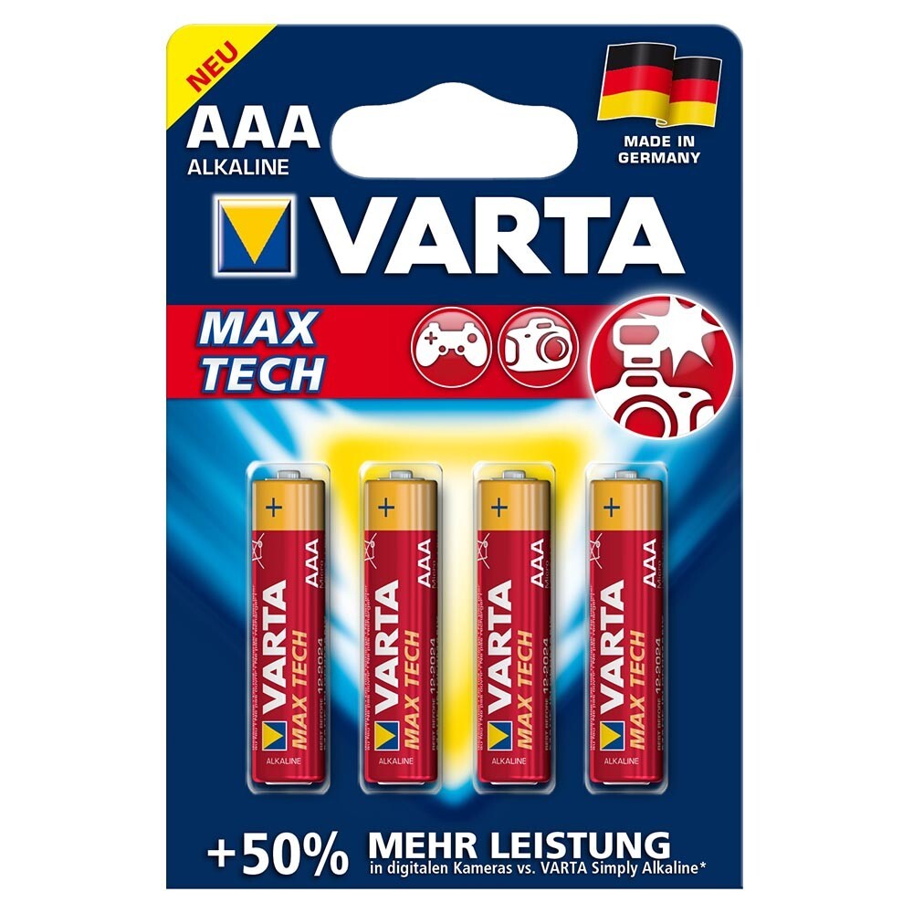 Varta Max-Tech LR03 AAA Micro 4er Blister