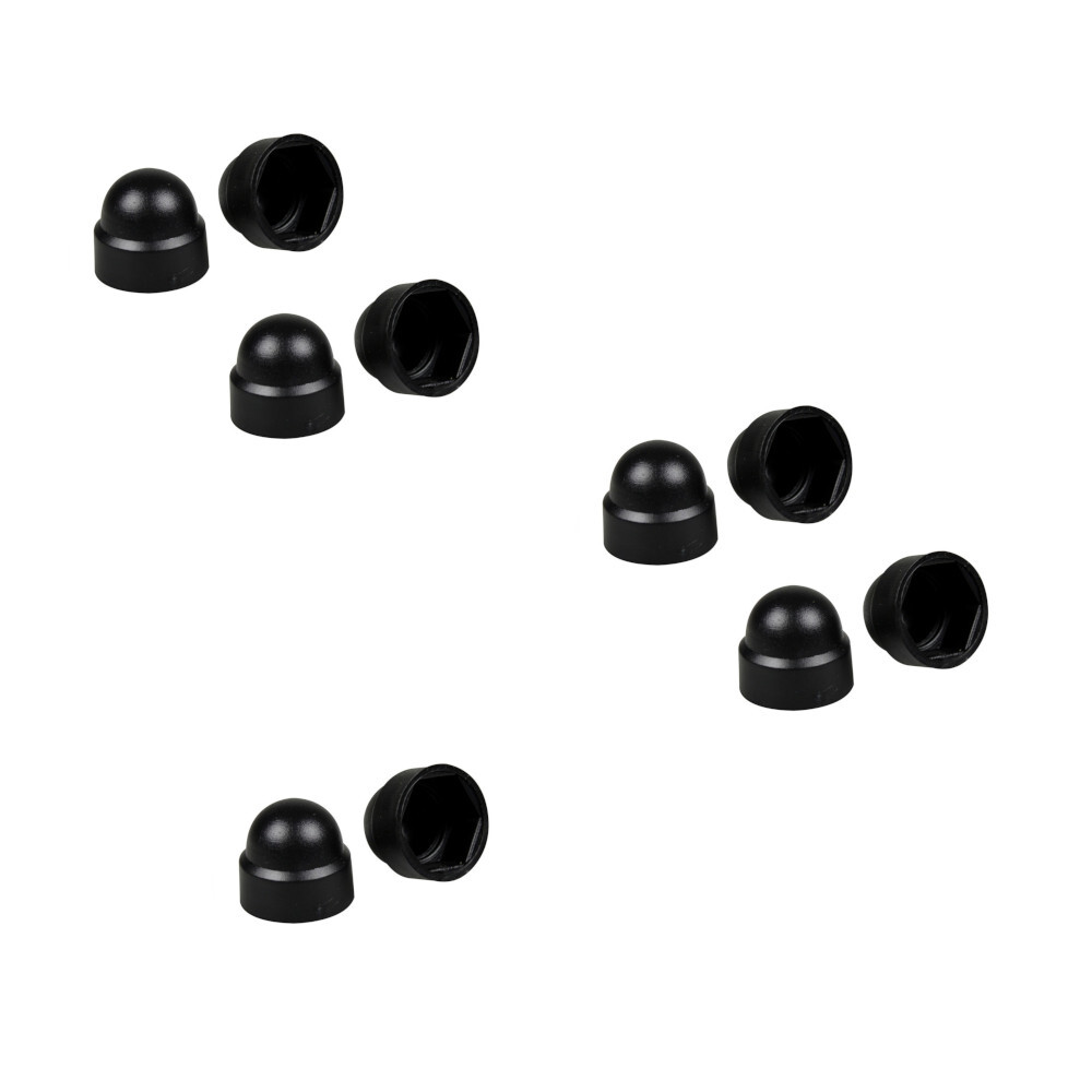 Abdeckkappen M8 schwarz 10 St&uuml;ck
