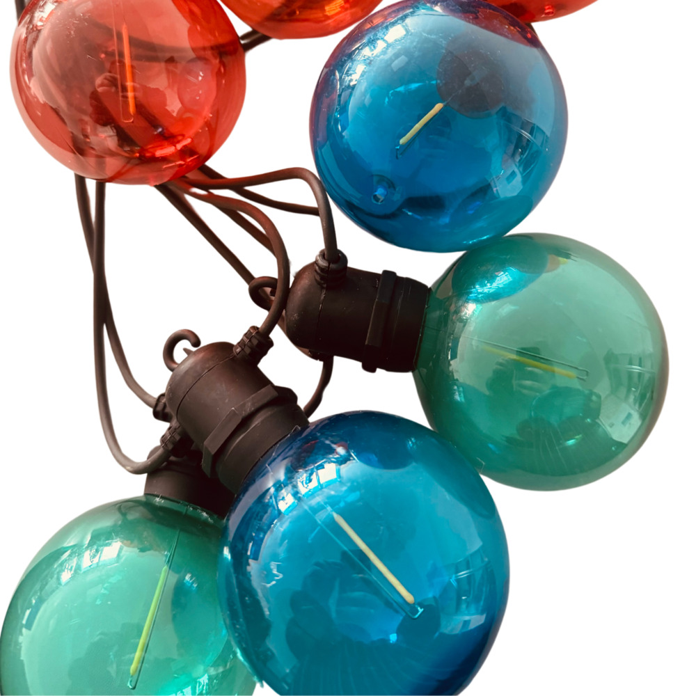 LED-Lichterkette 20 m multicolor mit 20 Birnen image number 2