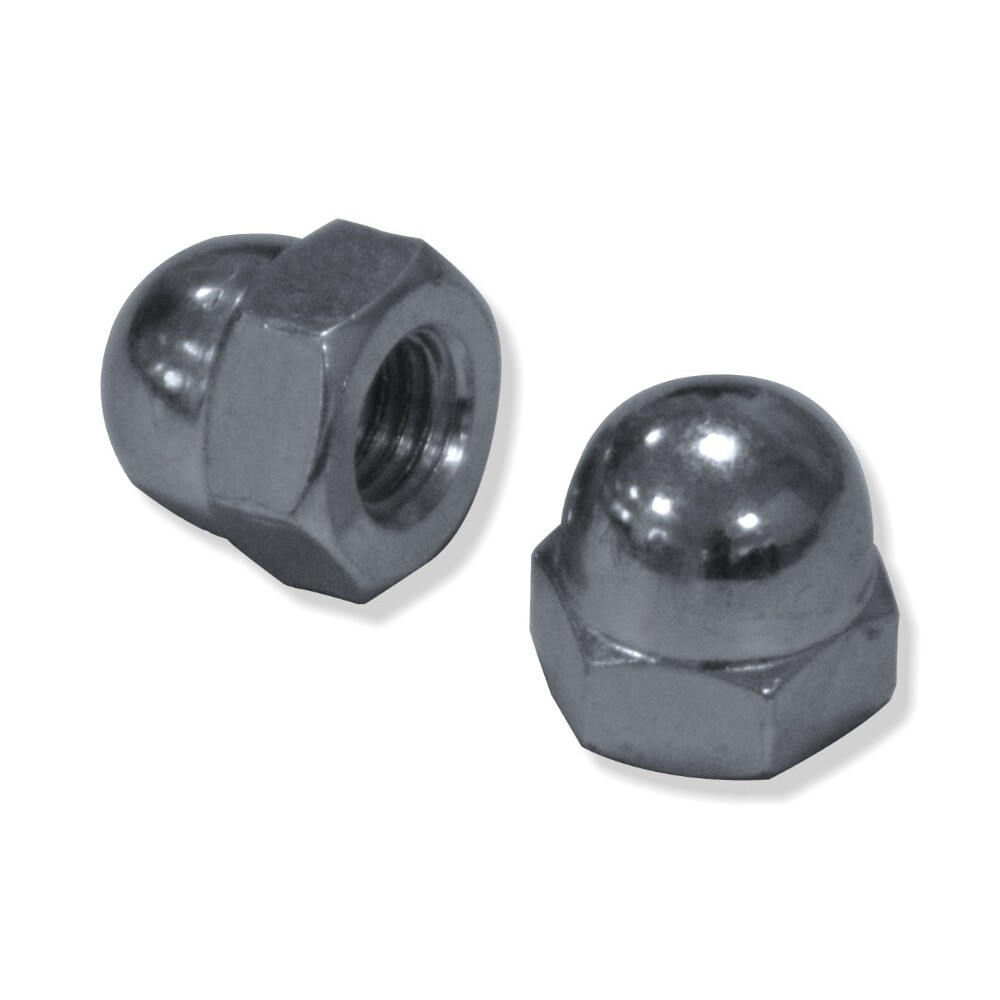 Hutmutter M12 DIN1587 6-kant galvanisch verzinkt hohe Form Sechskant