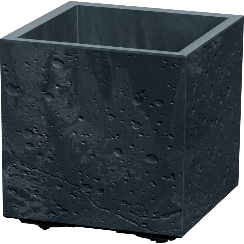 Prosperplast Pflanztopf Sierra Square ca. 29 x 29 cm anthrazit