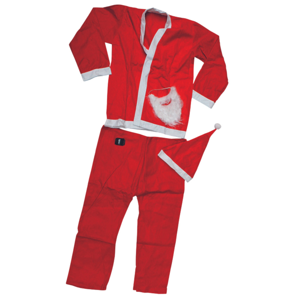 Nikolauskost&uuml;m 5 teilig rot und wei&szlig; Einheitsgr&ouml;&szlig;e
