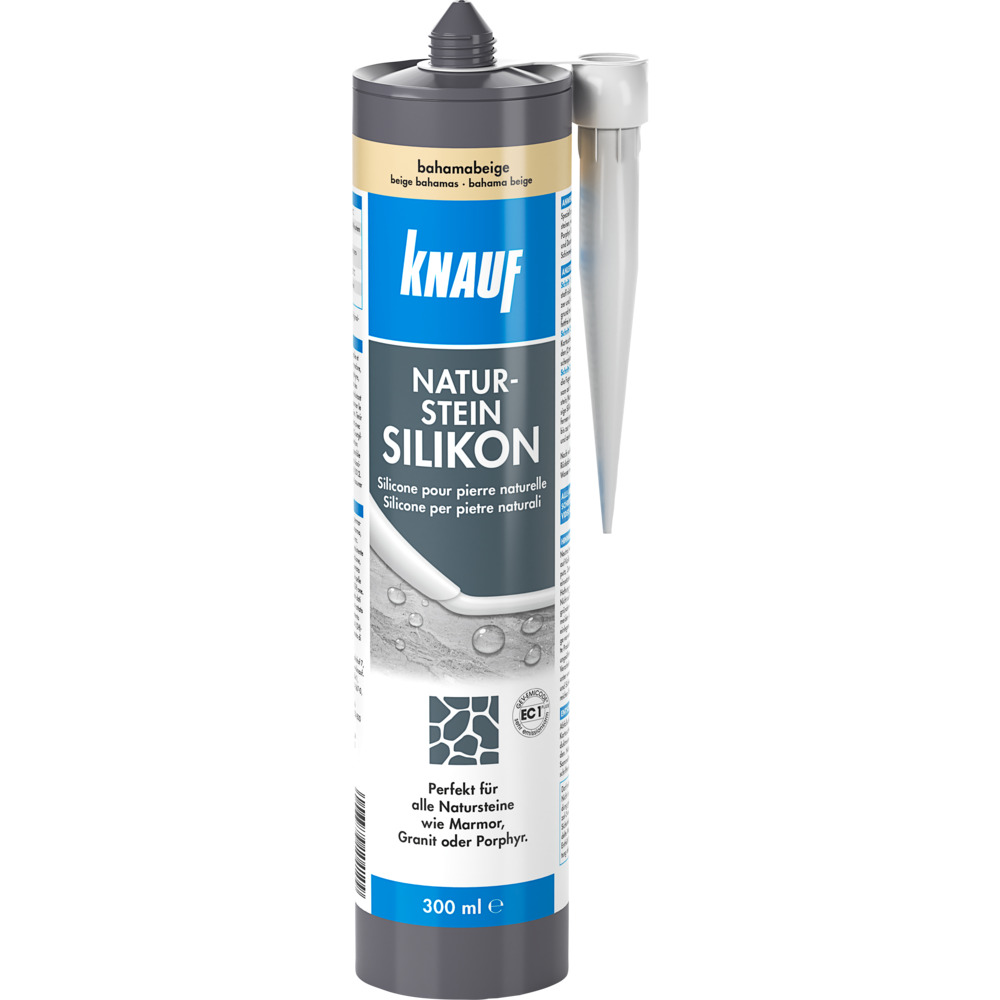 Knauf Naturstein-Silikon 300 ml bahamabeige