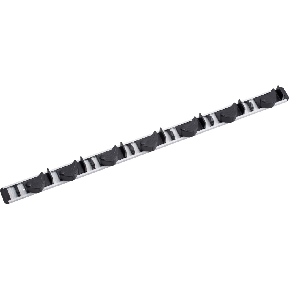 Ger&auml;teleiste 89 cm aus Aluminium mit Klemmhaltern