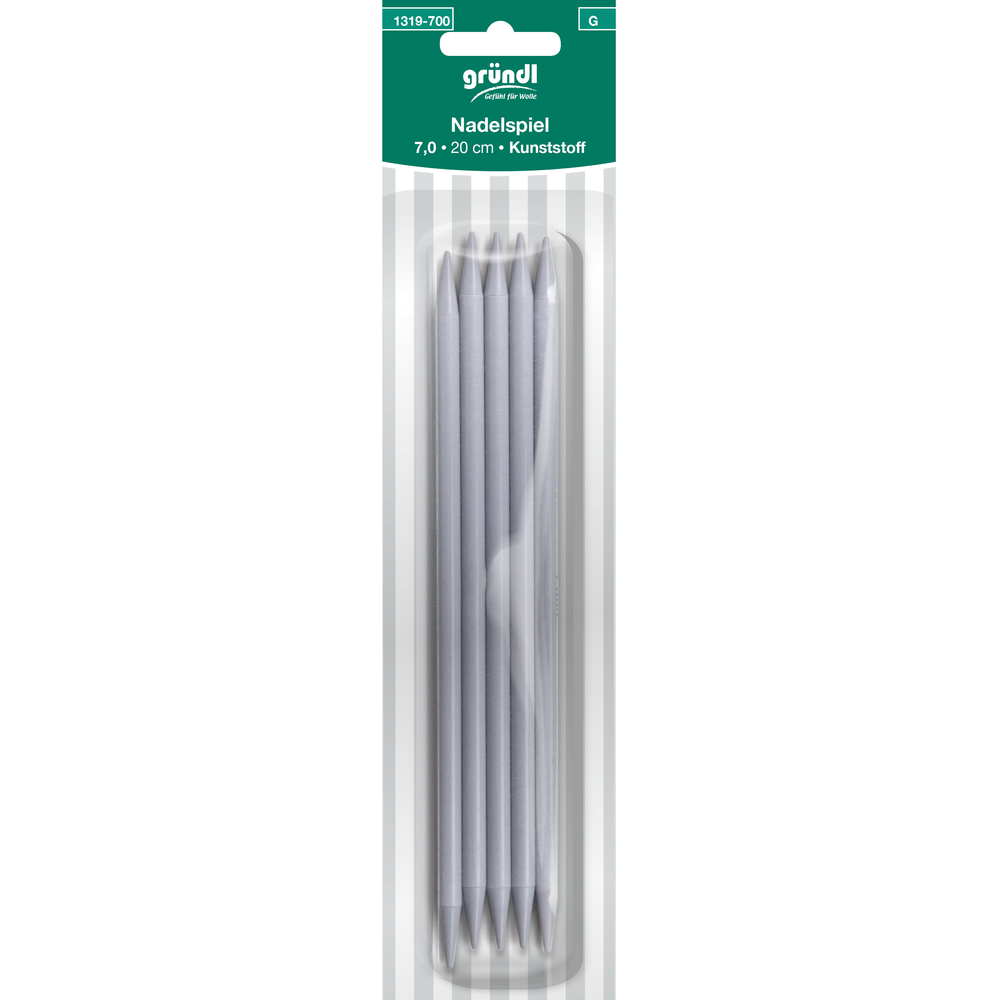 Strumpfstricknadeln 7 mm 20 cm