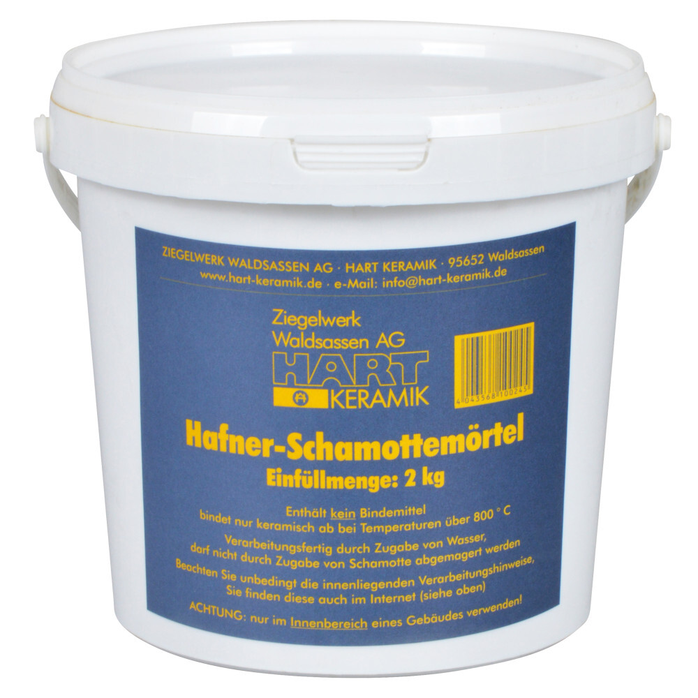 Schamottem&ouml;rtel 2 kg in einer Dose