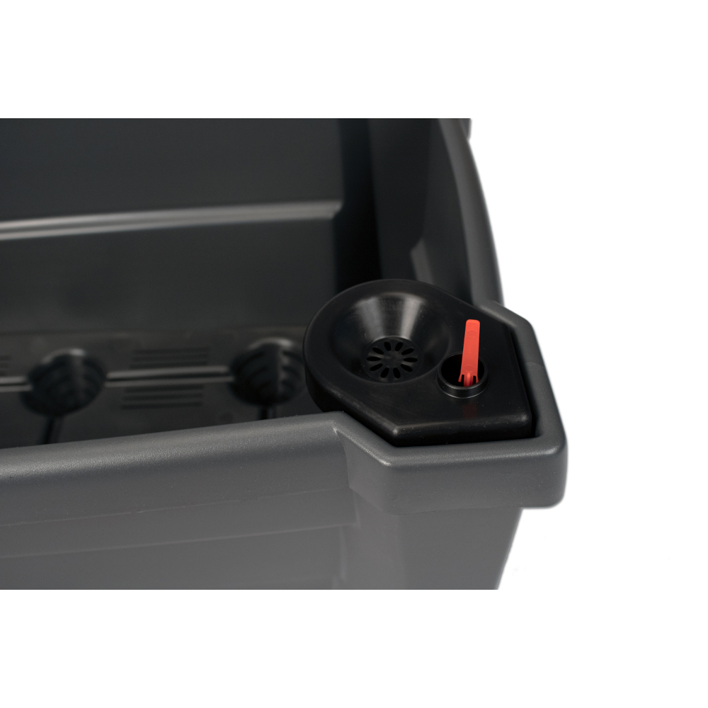 Pflanzkasten Calypso rollbar anthrazit aus Kunststoff image number 2