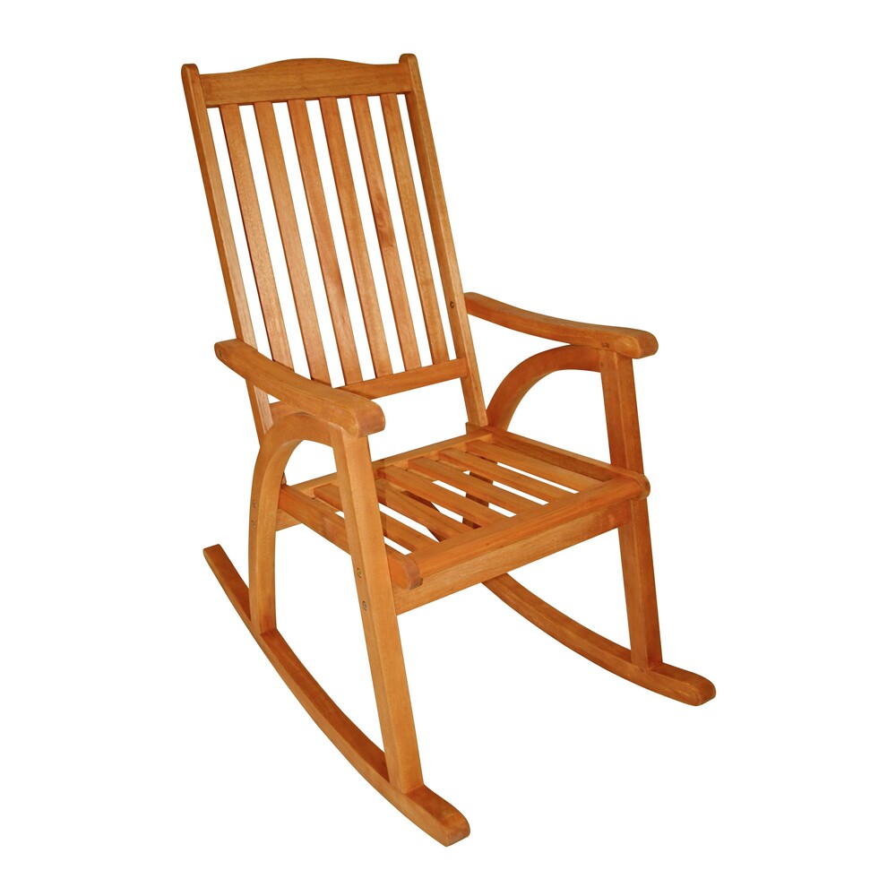 Schaukelstuhl Eukalyptus ge&ouml;lt