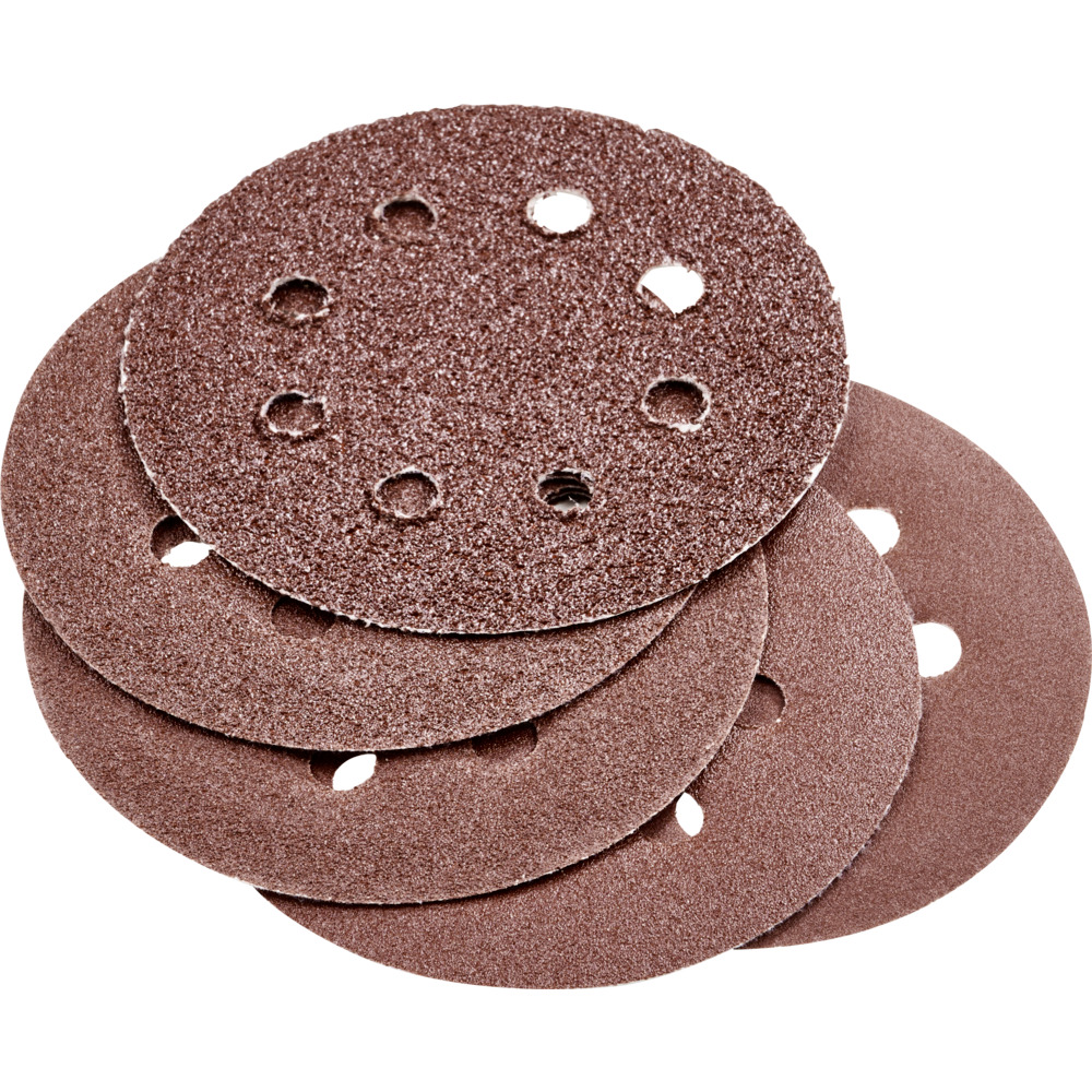 GERMANIA&reg; Schleifpapier-Set 115 mm 30-teilig von K40-180 f&uuml;r Exzenterschleifer