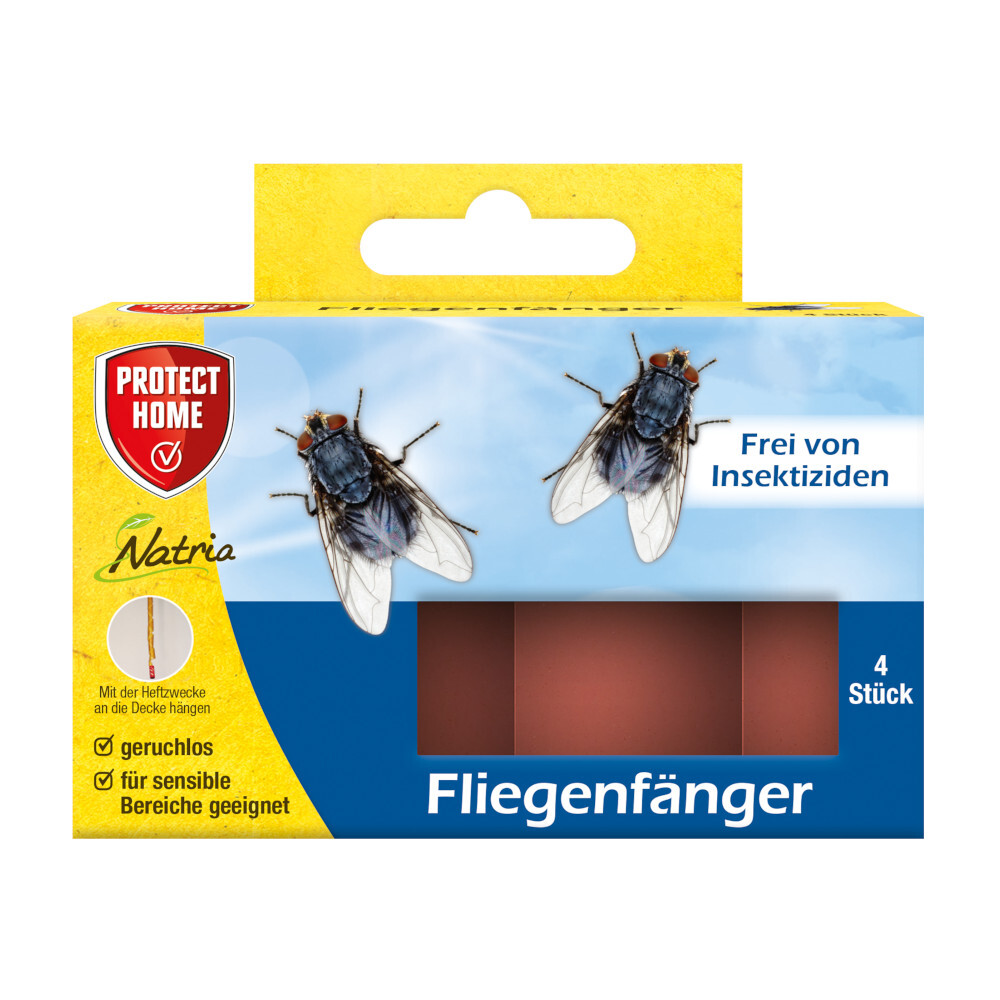 Fliegenf&auml;nger 4 St&uuml;ck zum Aufh&auml;ngen image number 1