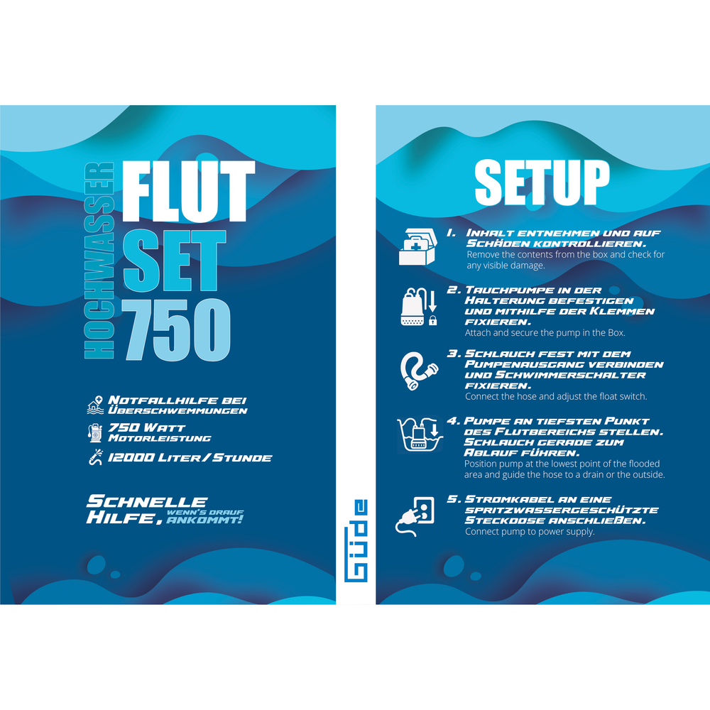 G&uuml;de&reg; Hochwasser Flut-Set 750 image number 4