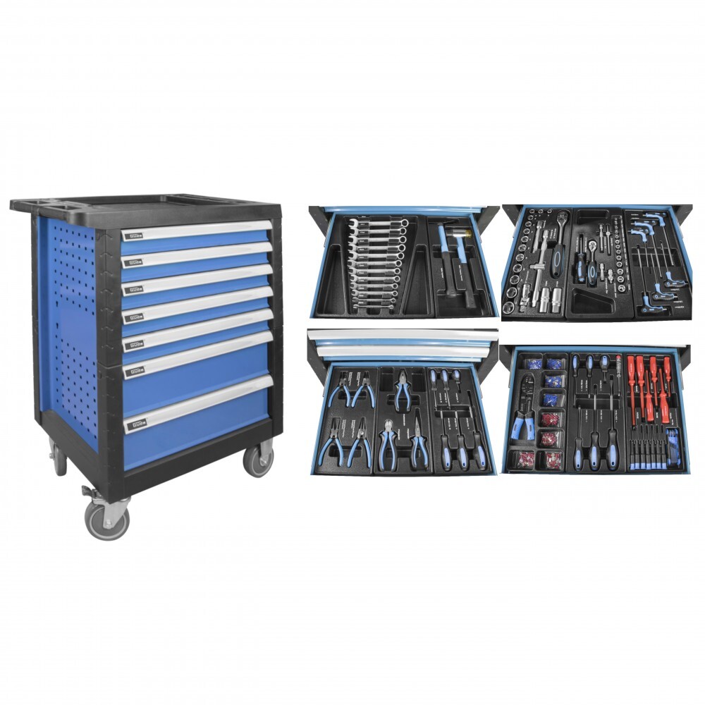 G&uuml;de&reg; Premium-Werkstattwagen GWSP 07 best&uuml;ckt