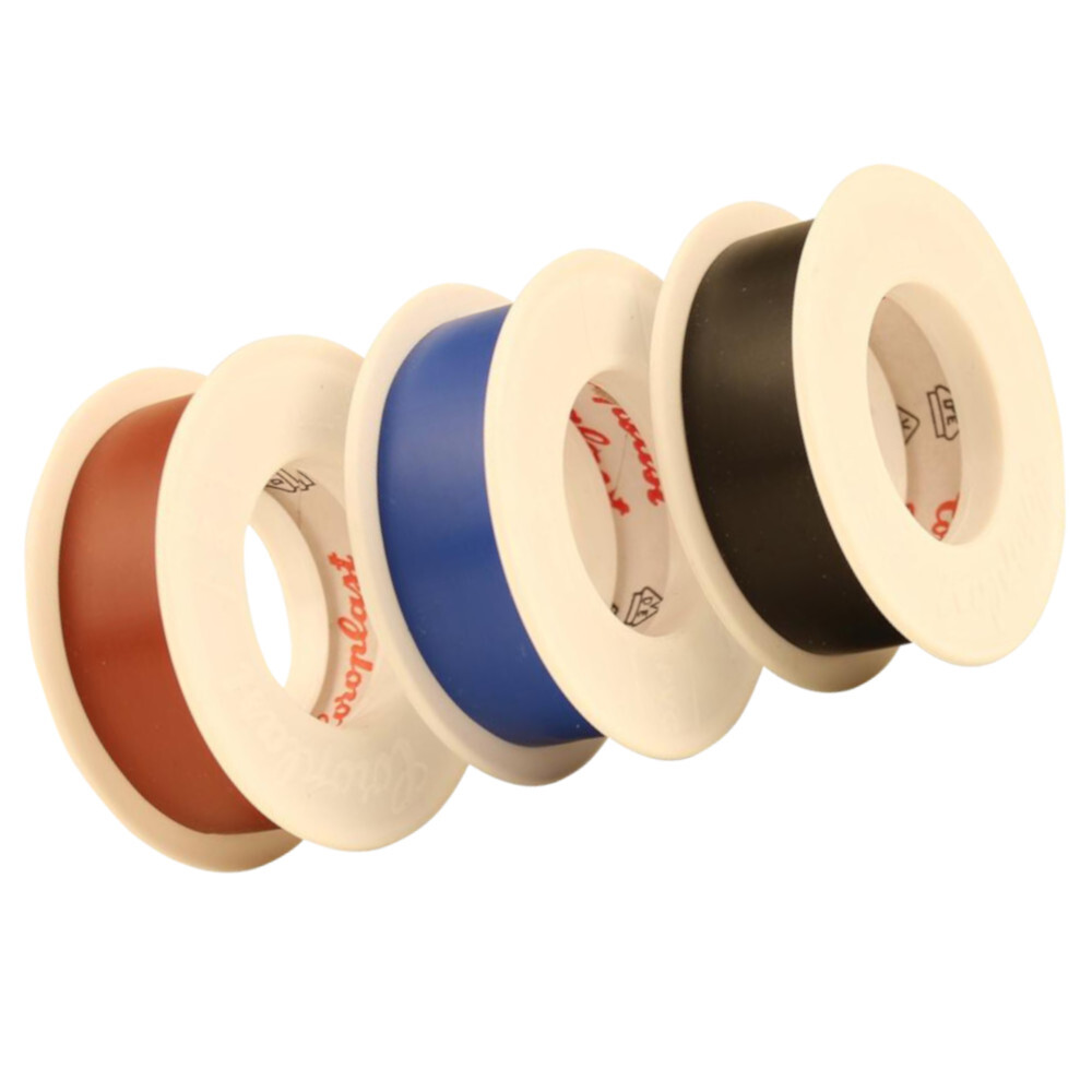 PVC-Isolierband-Set 3 Rollen 0,15 x 15 mm, 4,5 m