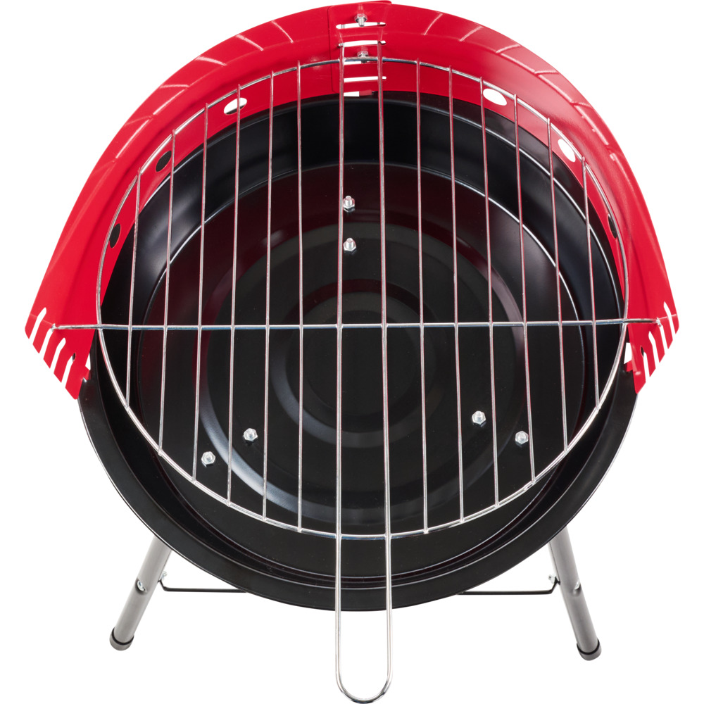 Campinggrill BBQ rund Schwarz-Rot image number 3