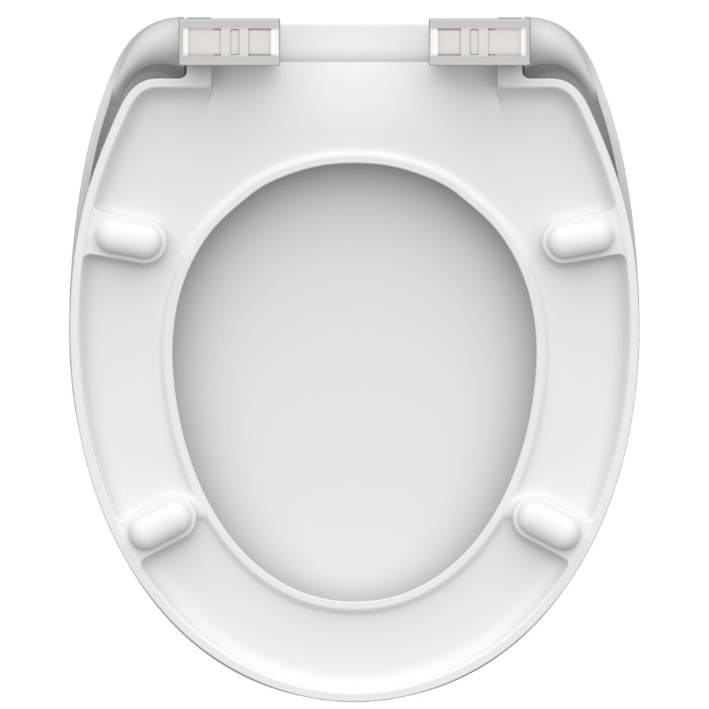 WC-Sitz mit Absenkautomatik Duroplast Weiss image number 7