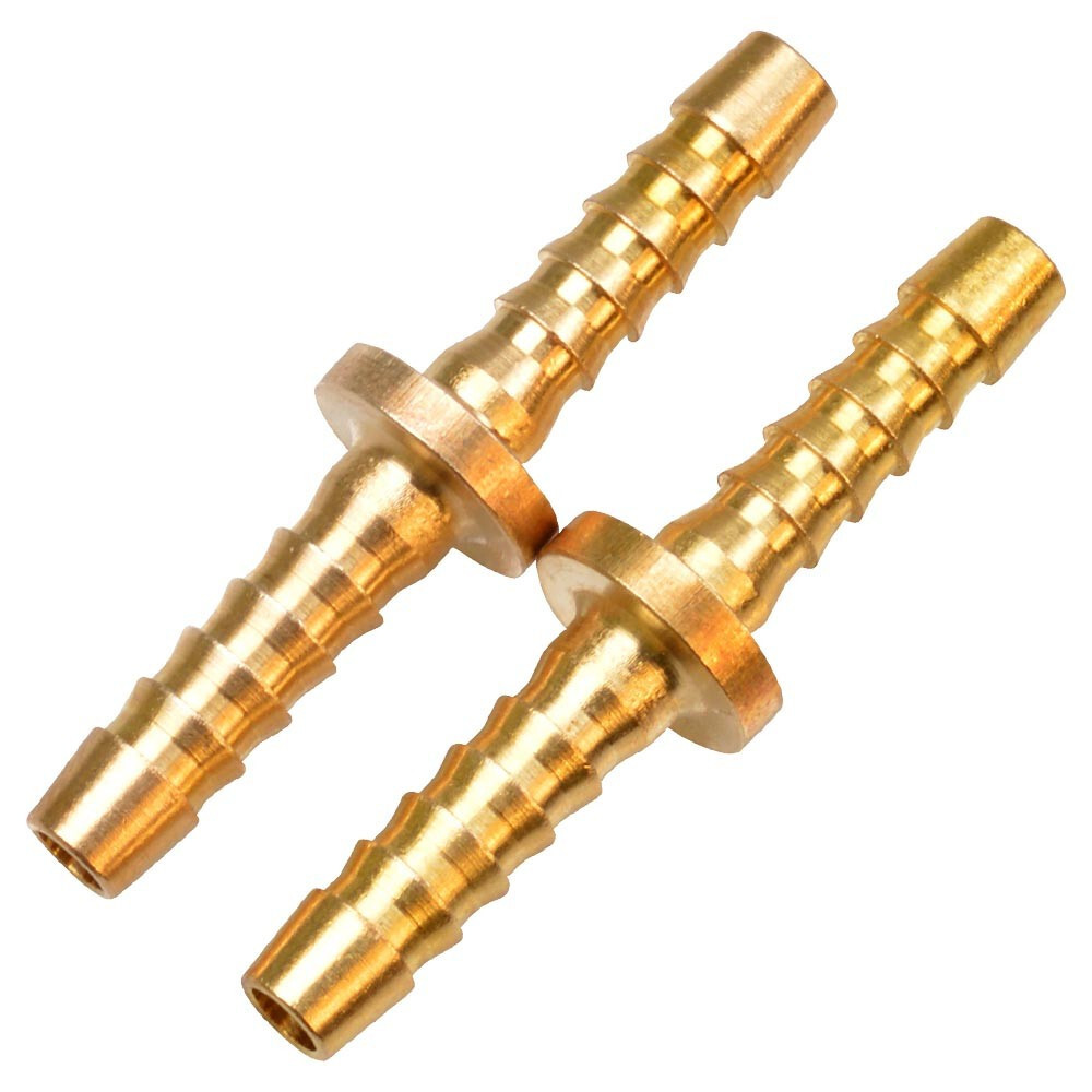 G&uuml;de&reg; Druckluft Schlauchverbindung 6 mm 2 St&uuml;ck aus Messing mit T&uuml;lle