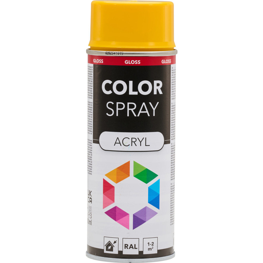 Spraylack gl&auml;nzend RAL 1003 Signalgelb