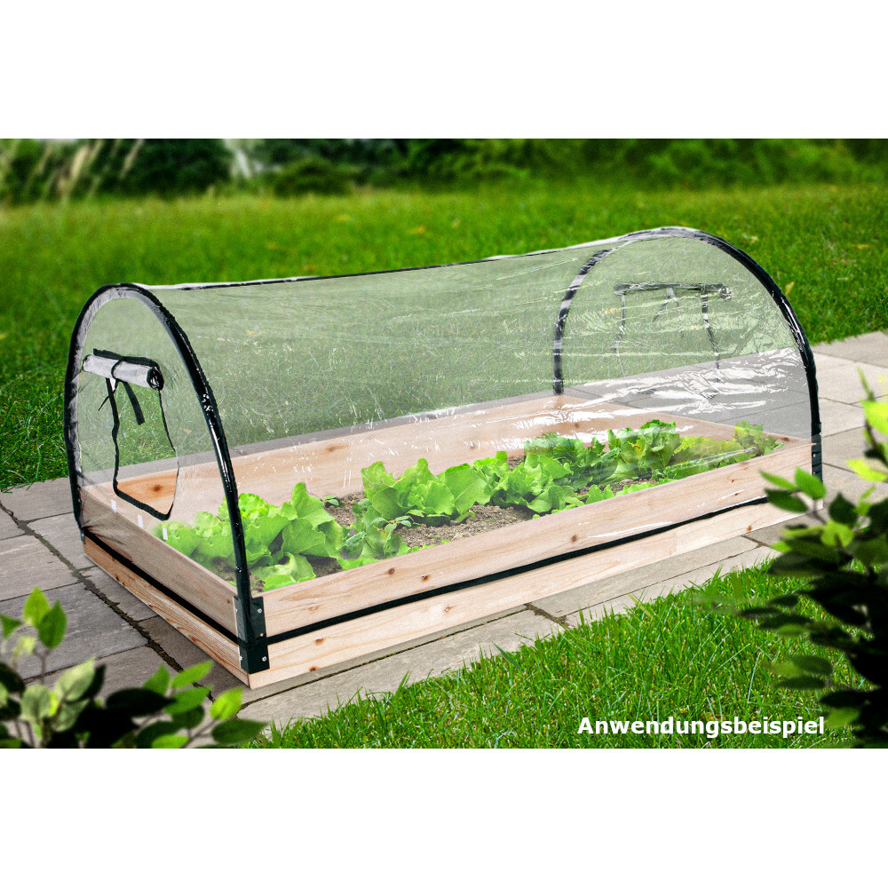 Pflanztunnel 120 x 80 x 50 cm mit stabilem Rahmen und Abdeckfolie image number 3