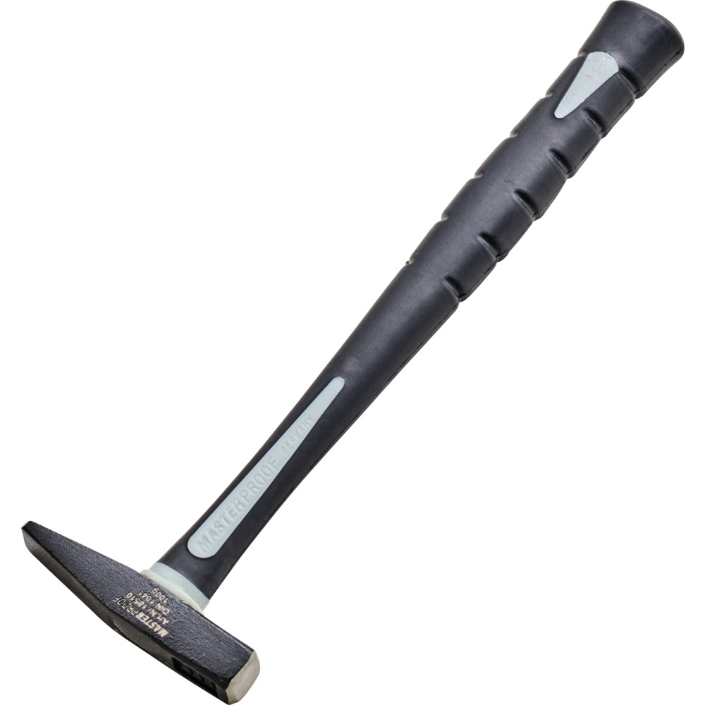 Schlosserhammer mit 100 g Hammerkopf und Fiberglasstiel image number 1