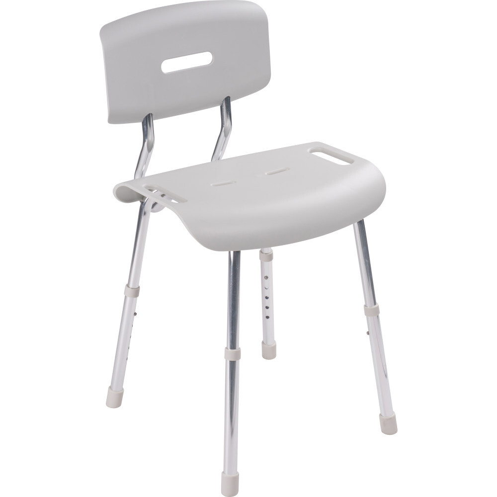 Duschstuhl h&ouml;henverstellbar mit 120 kg Belastbarkeit