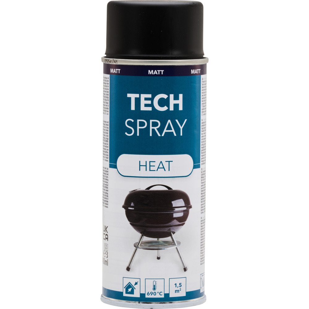 Lackspray 400 ml schwarz 600&deg; hitzebest&auml;ndig