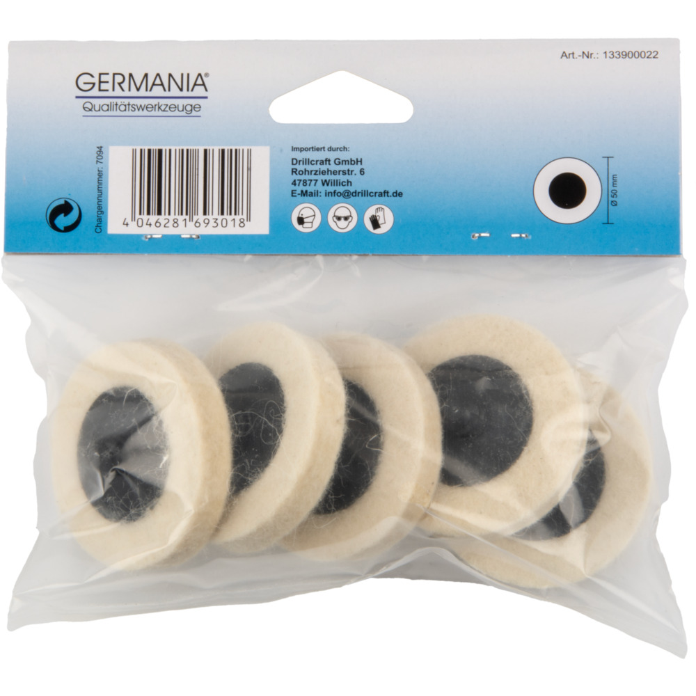 GERMANIA&reg; Polierscheiben-Set 5-teilig 50mm image number 2