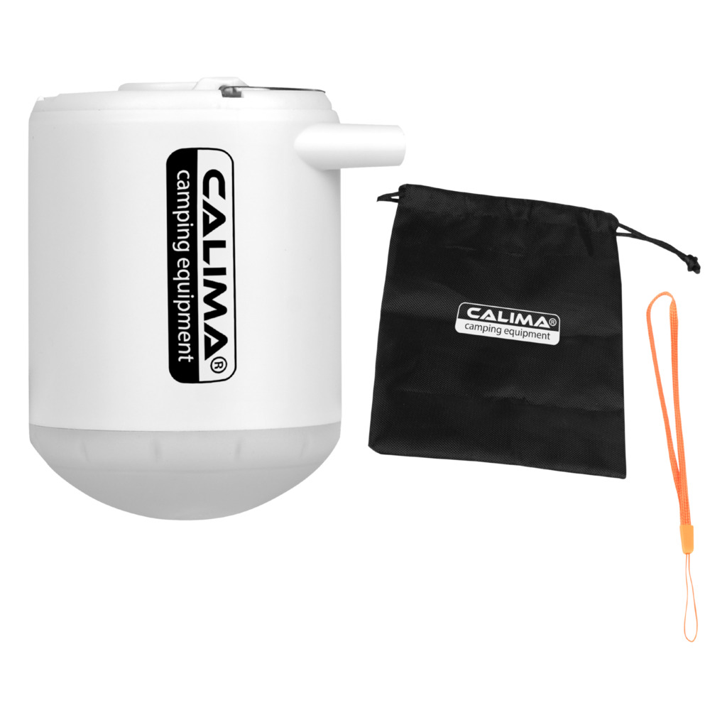 Calima Mini Luftpumpe Absaugfunktion Leuchte
