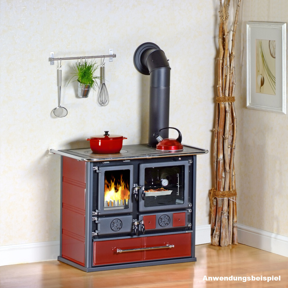 La Nordica K&uuml;chenherd Set "ROSA" bordeaux image number 1