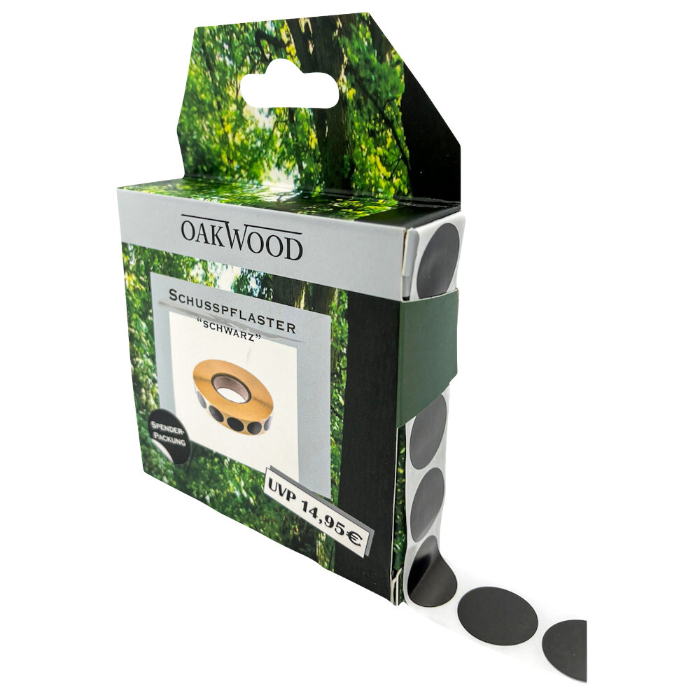 Oakwood Schusspflaster Set 2000 St&uuml;ck in schwarz image number 1