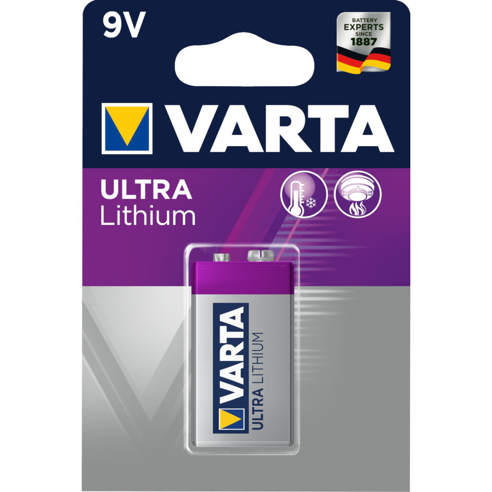 Varta Batterie 9V Lithium Block