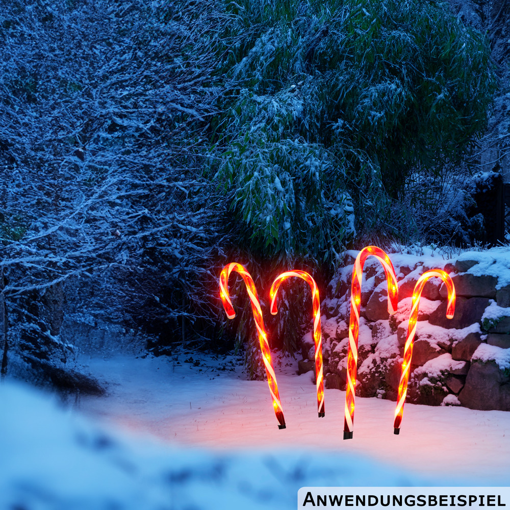 LED-Zuckerstangen-Set 4 St&uuml;ck batteriebetrieben image number 2