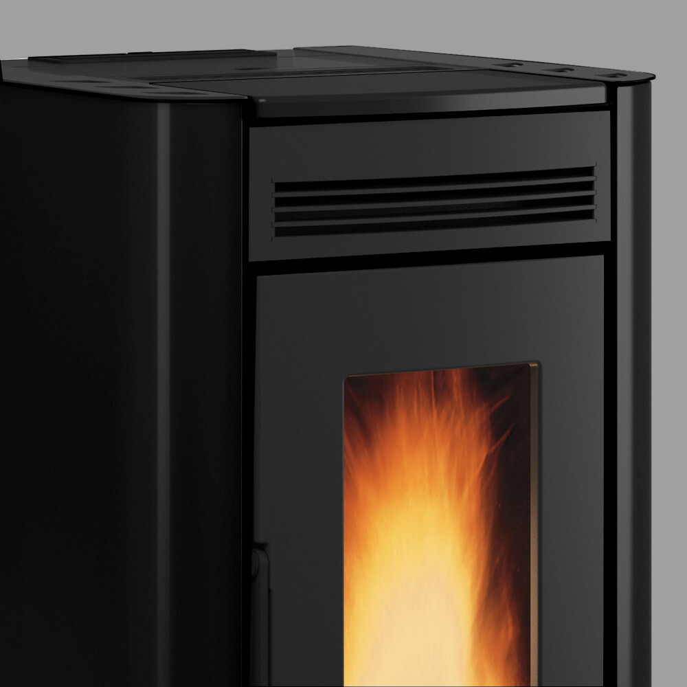 Pelletofen "KETTY 2.0", schwarzer Stahl image number 1