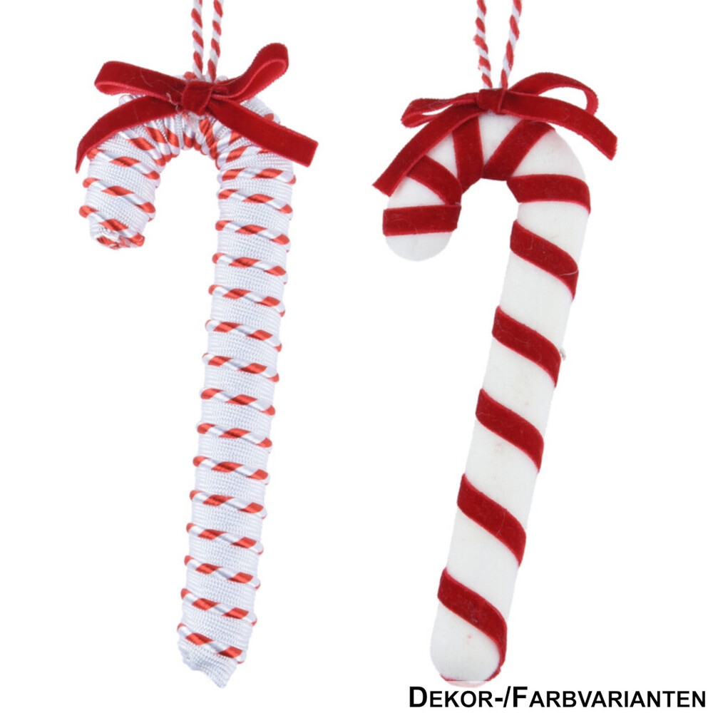 Zuckerstange 15 cm rot-wei&szlig;, 2-fach sortiert