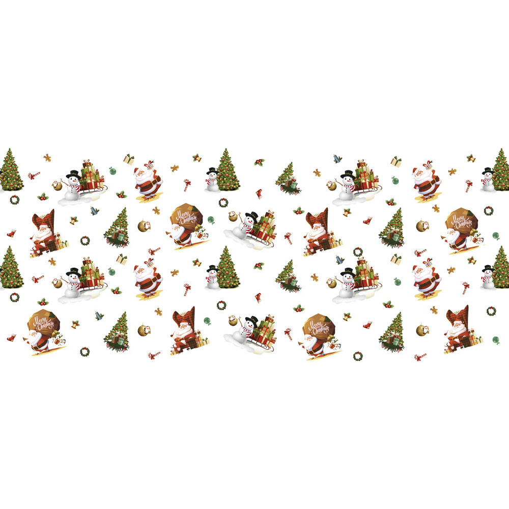 Wachstuch X-Mas 1,40m Schneemann wei&szlig;