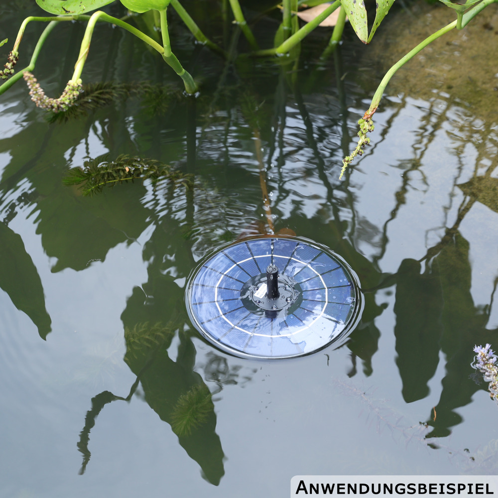 GERMANIA&reg; Solar Springbrunnen mit LED und Rotation image number 4