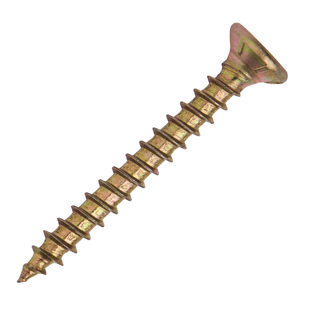 Spanplattenschraube 3,5x30 mm PZ 1kg FISHBULL-Pack Senkkopf Vollgewinde Kreuzschlitz image number 1