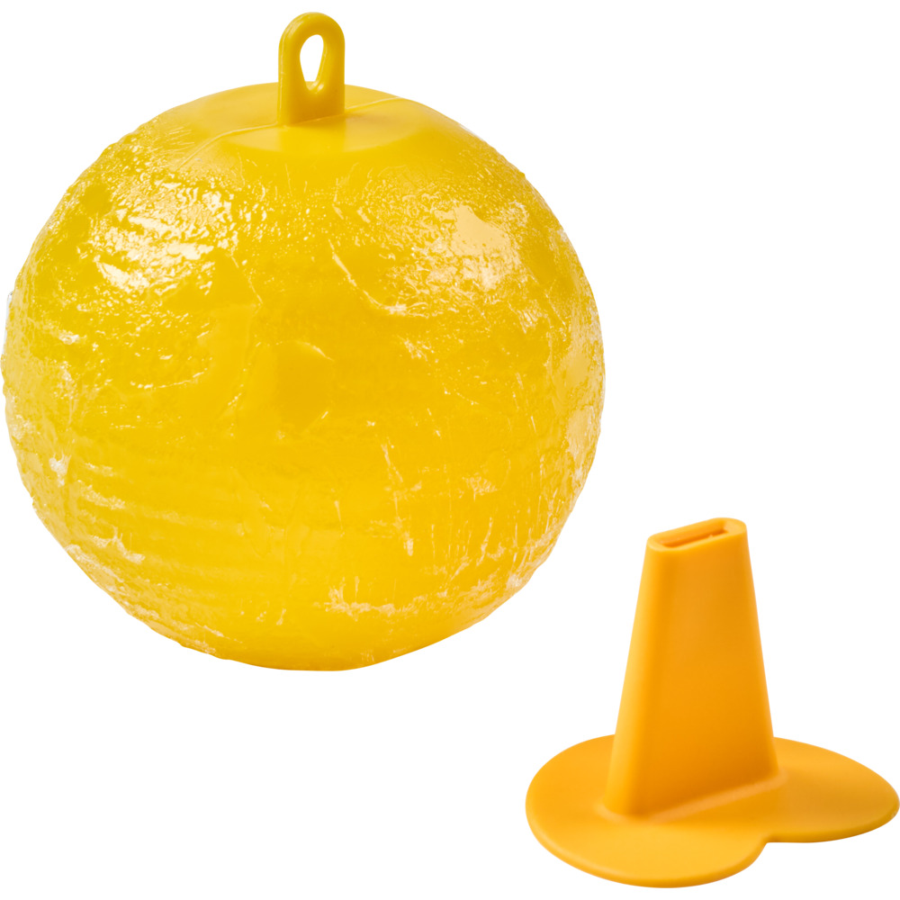 Fruchtklebefalle mit Obst-Optik