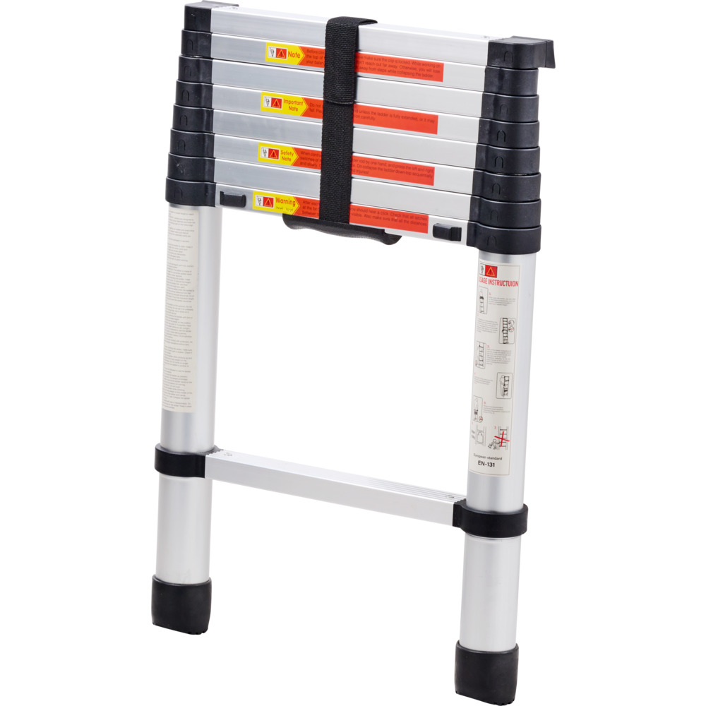 Teleskopleiter 2,6 m belastbar bis 125 kg