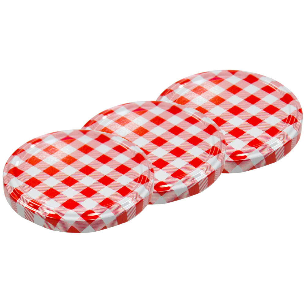 Ersatzdeckel f&uuml;r Sturzgl&auml;ser 3 St&uuml;ck rot wei&szlig; image number 1