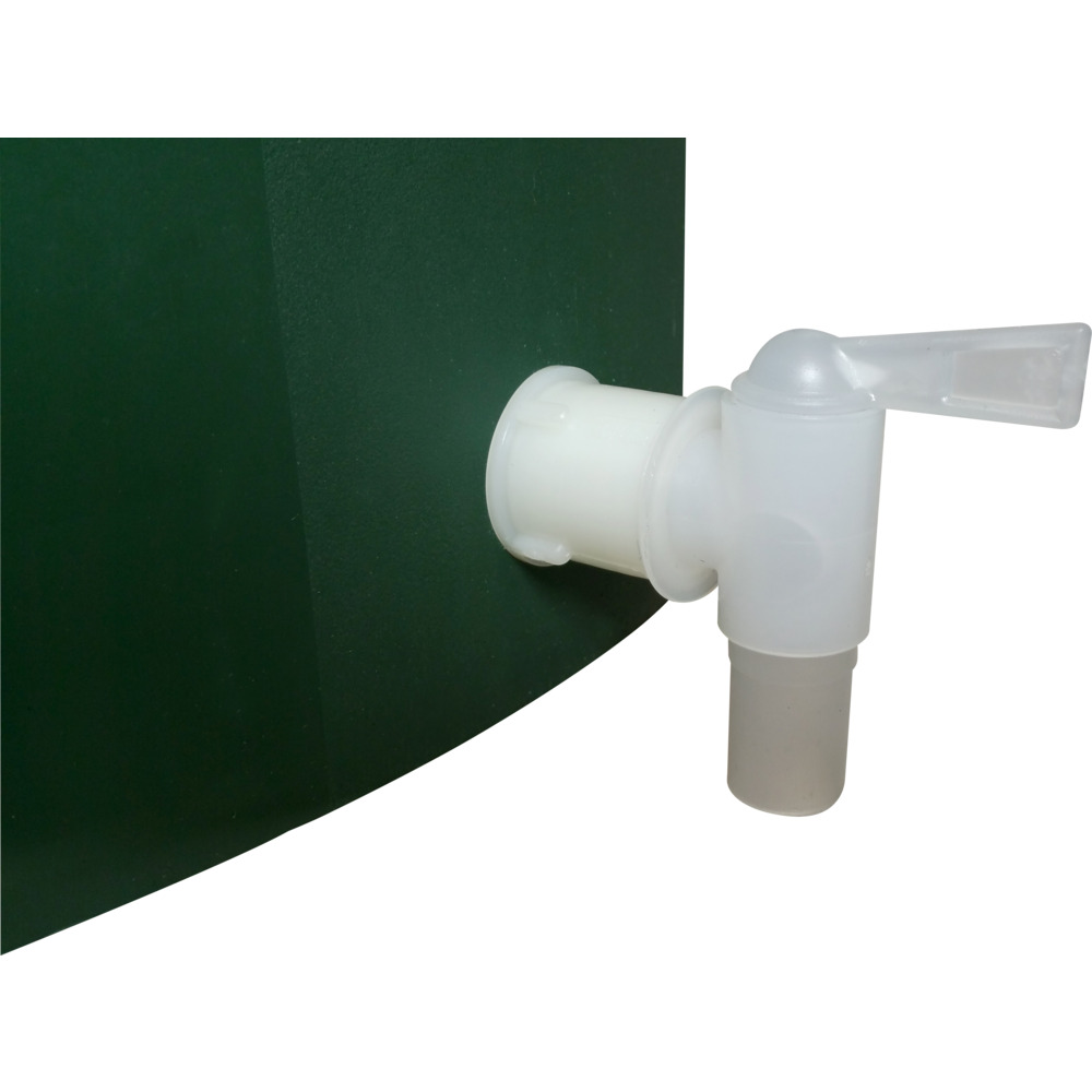 Regentonne 200 Liter aus Plastik mit Deckel und Hahn image number 1