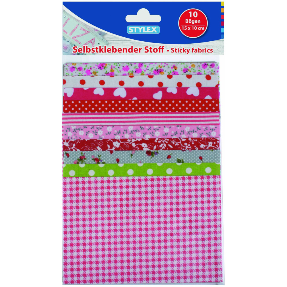 Bastelstoff 10 B&ouml;gen selbstklebend image number 1