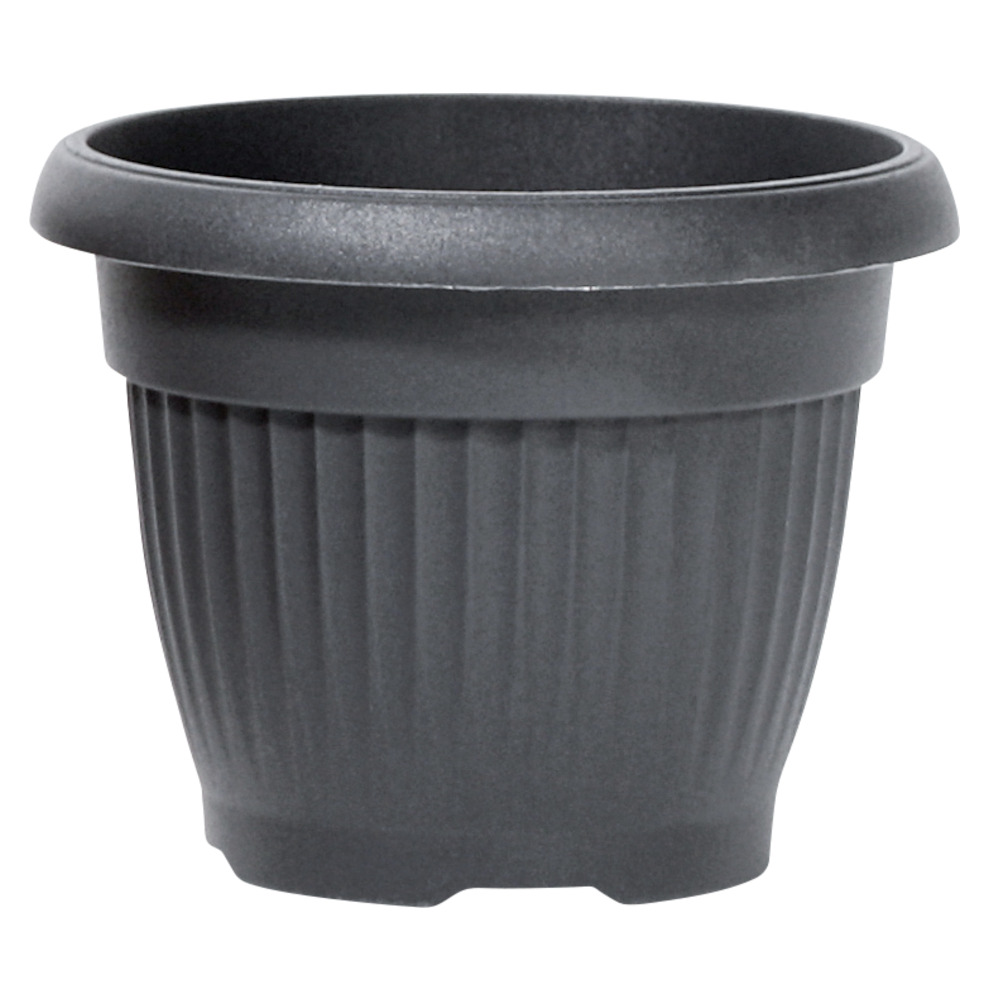 Prosperplast Blumentopf Terra rund 35 cm in anthrazit