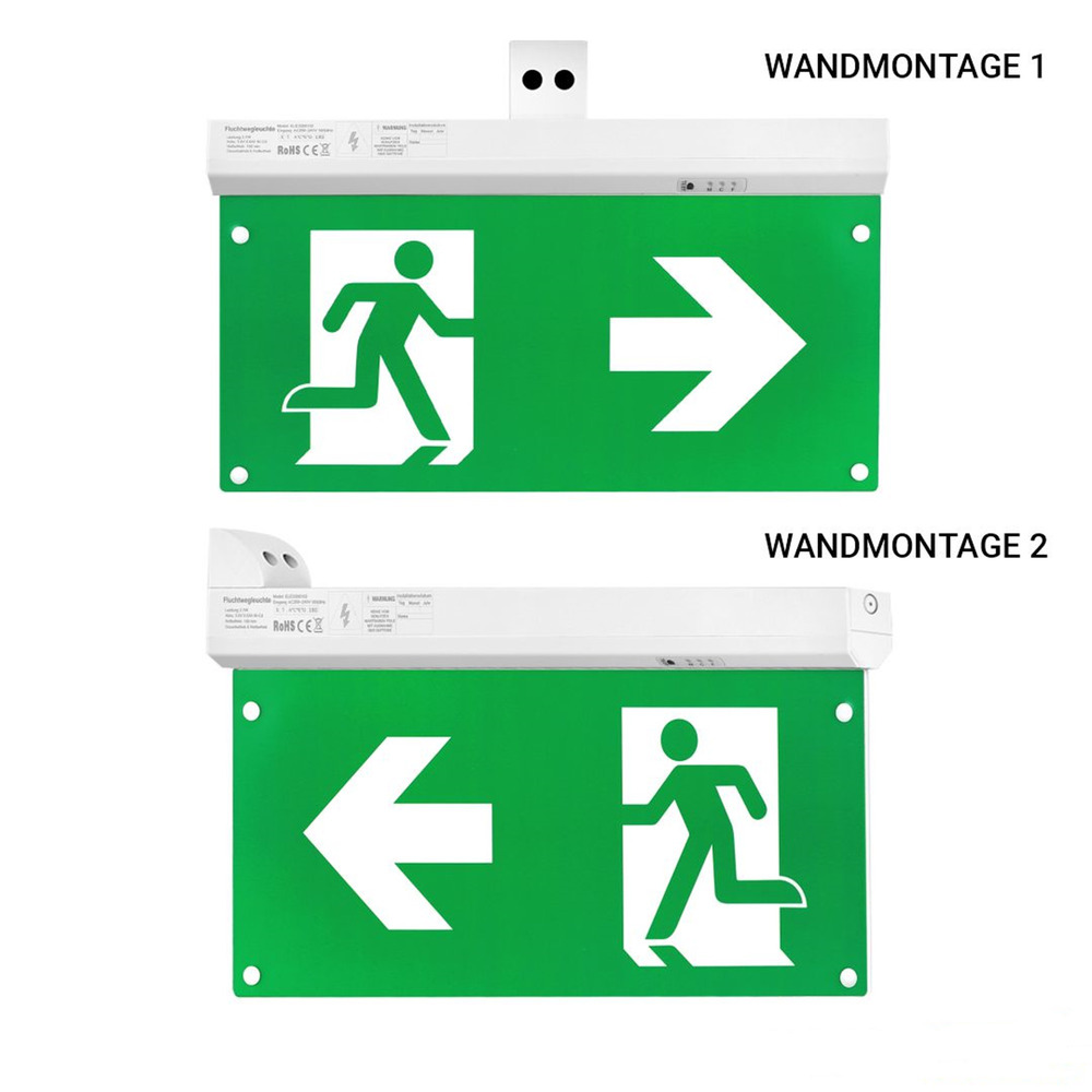 LED-Fluchtwegleuchte 4in1 image number 2