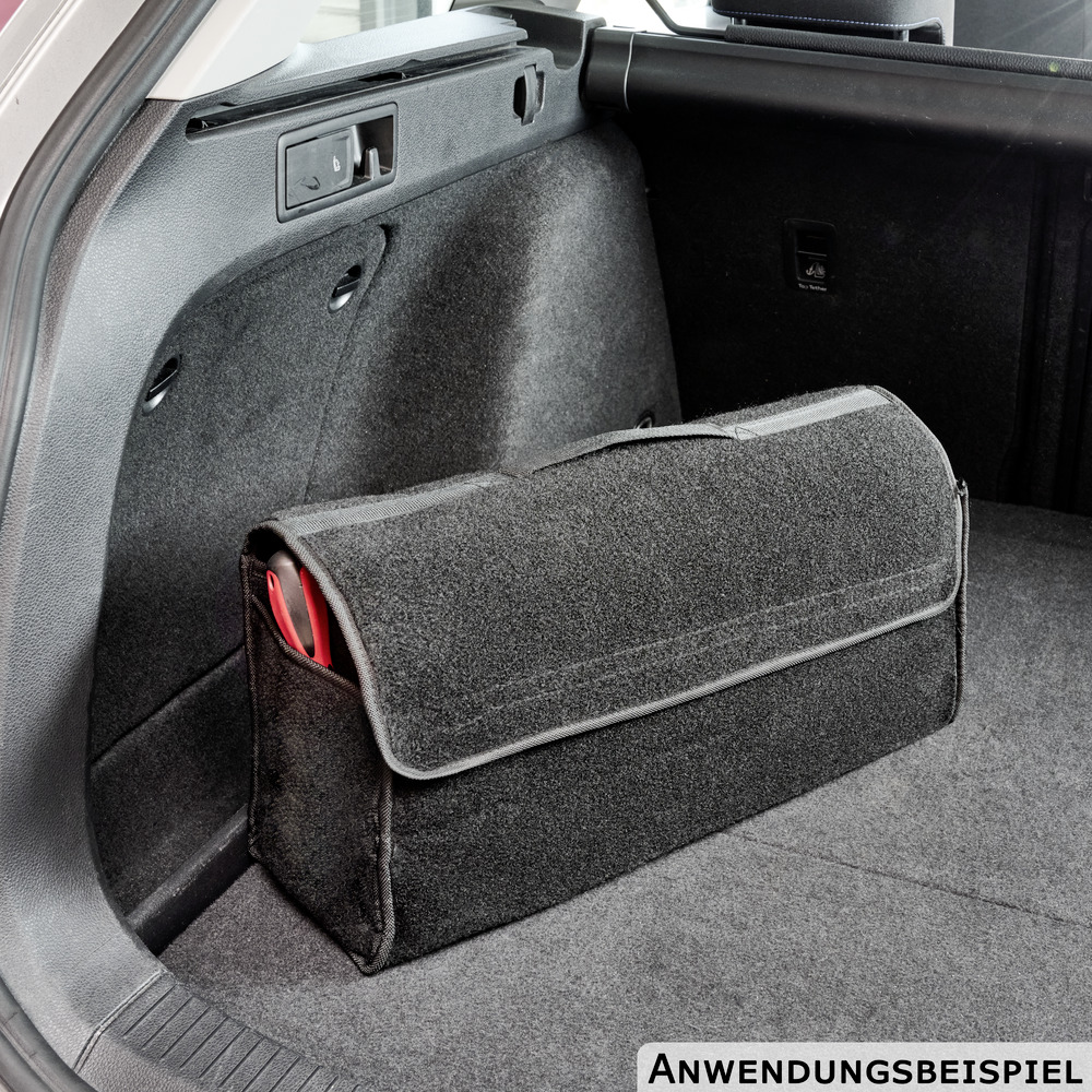 Walser Kofferraumtasche Gr&ouml;&szlig;e L aus Nadelfilz in Grau image number 4