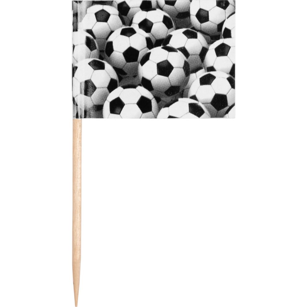Deko-Picker-F&auml;hnchen "Fu&szlig;ball-Party", 50 St&uuml;ck image number 1