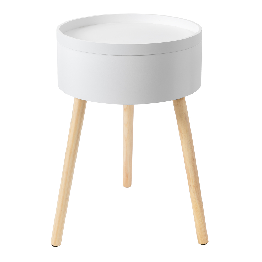 Beistelltisch 38x38x59cm wei&szlig;